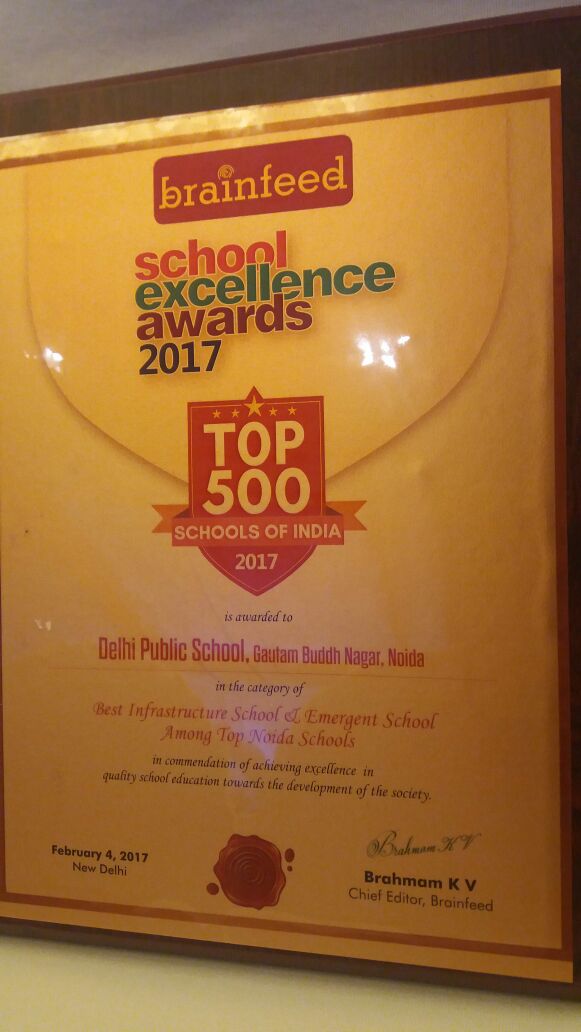 DPS-GBN Among Top 500 Schools of India 2017