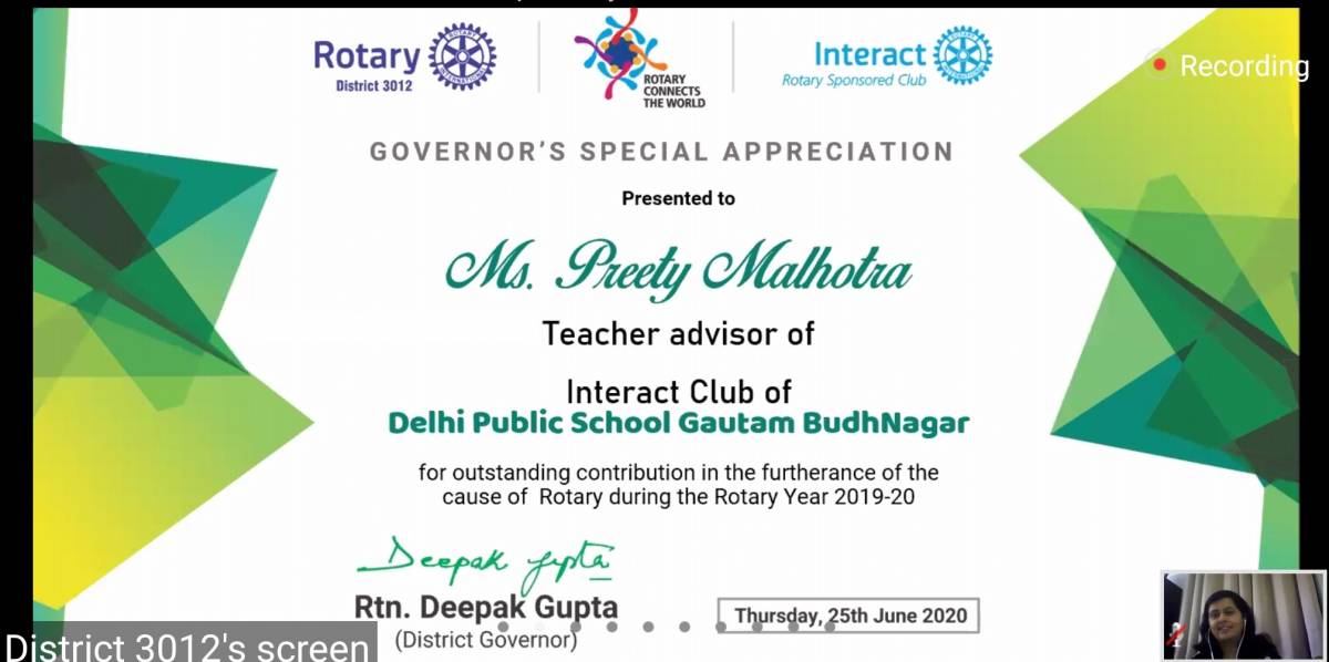 Another feather added to our cap