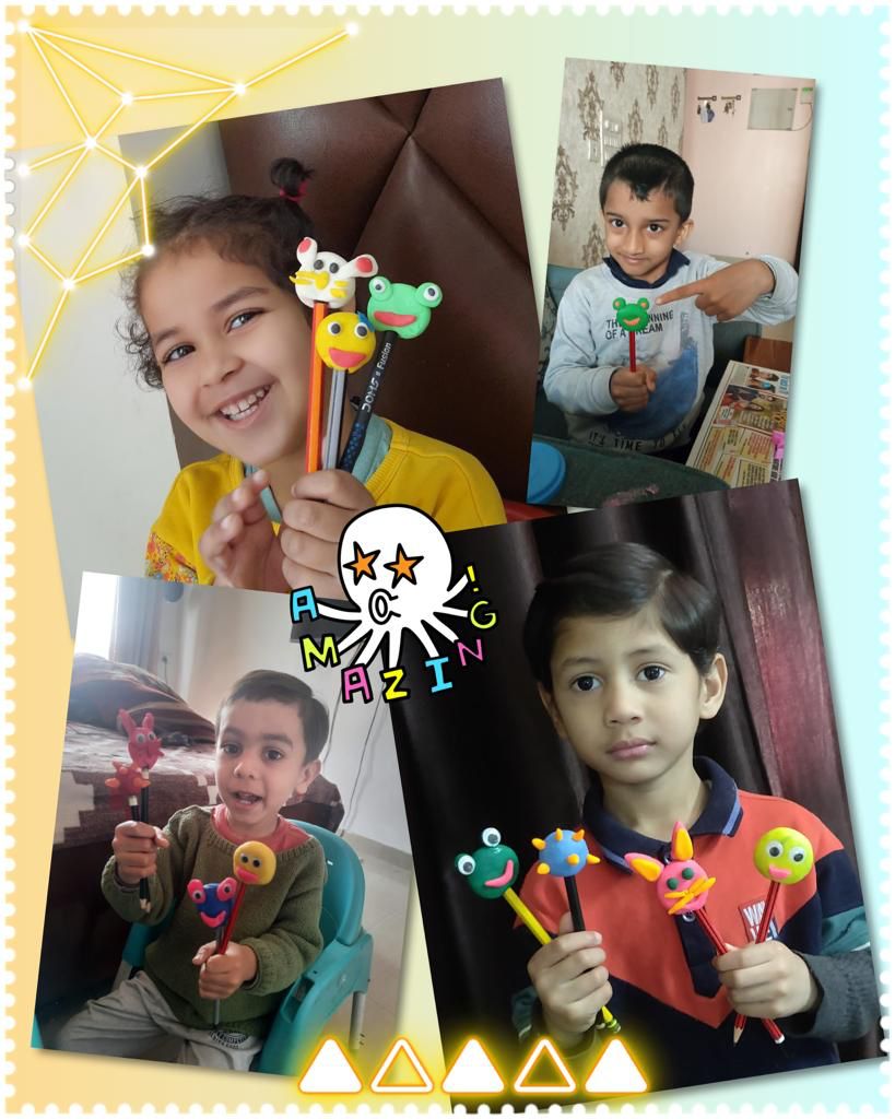 Amazing Clay Pencil Toppers