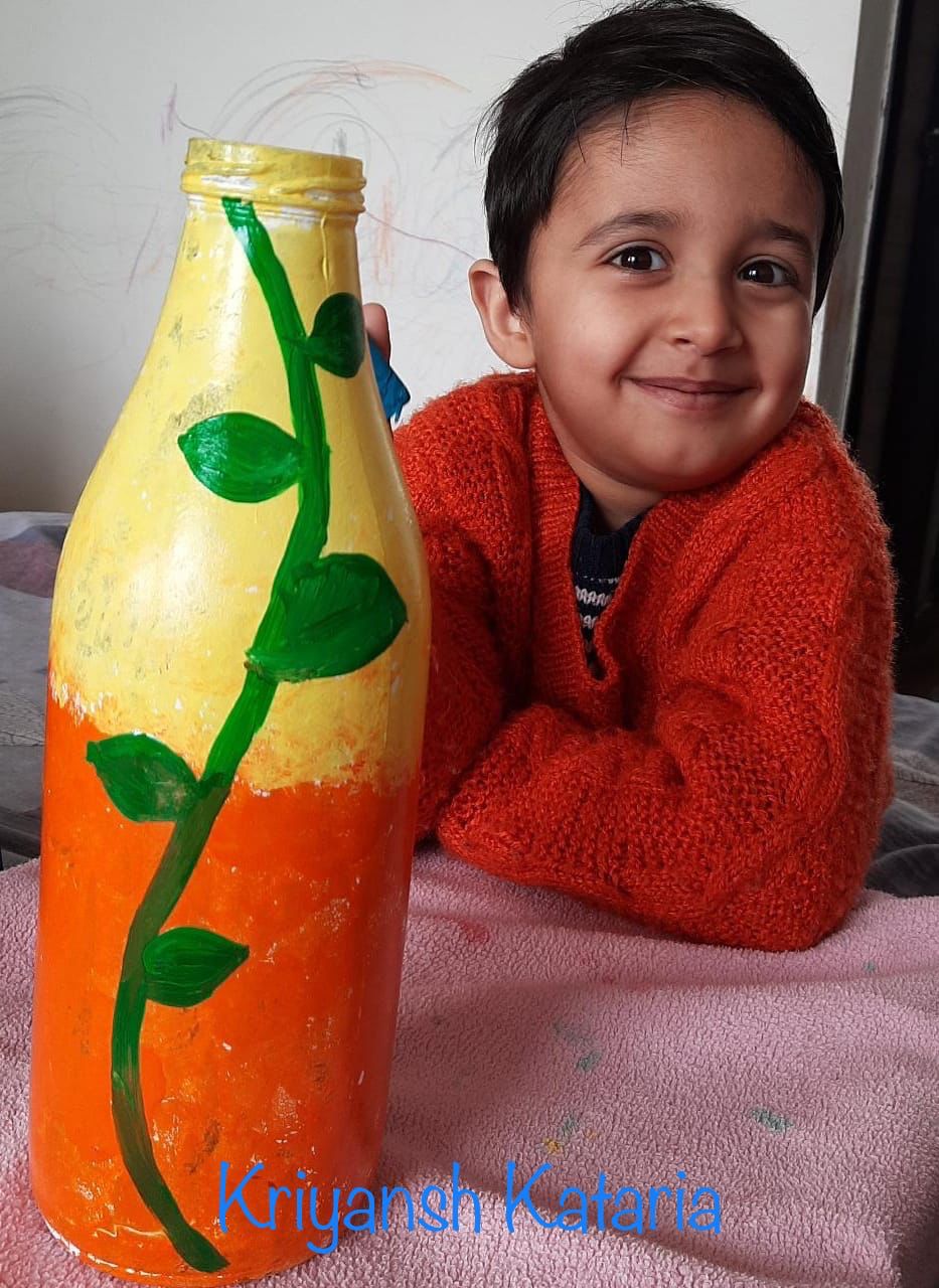 Bottle Painting Activity
