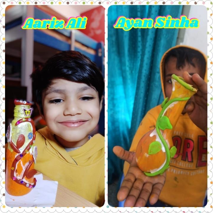 Bottle Painting Activity