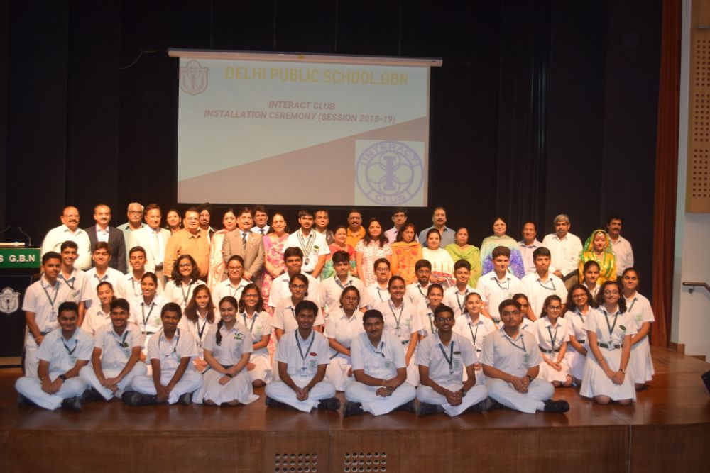 Interact Club Installation Ceremony held at DPS, GBN