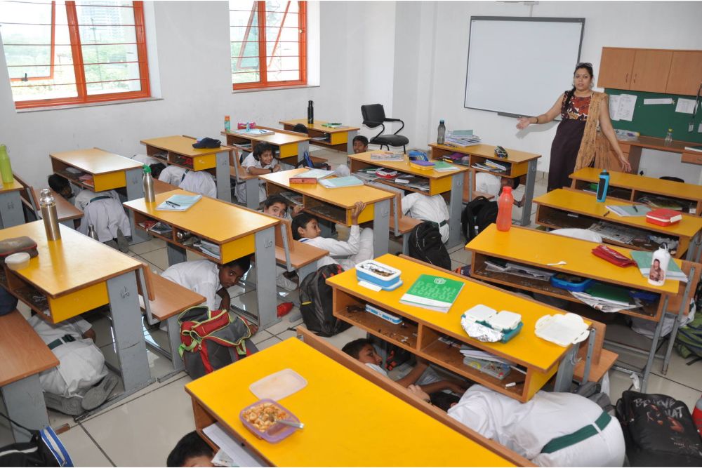 Mega Earthquake Evacuation Drill