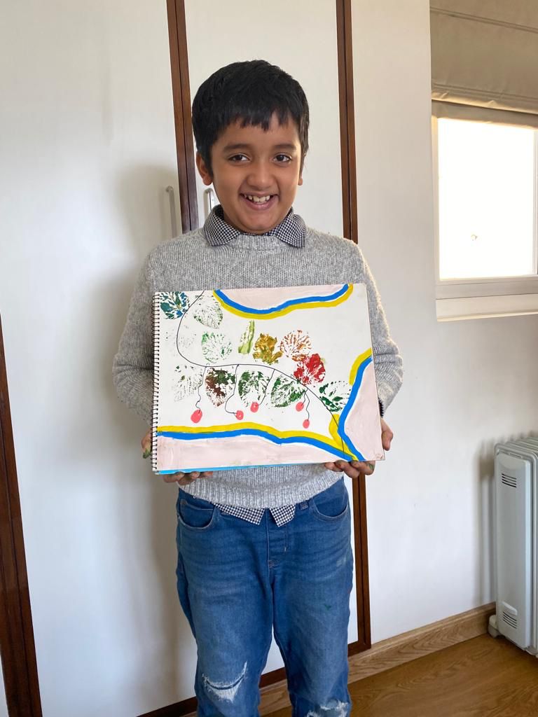 Leaf Painting activity