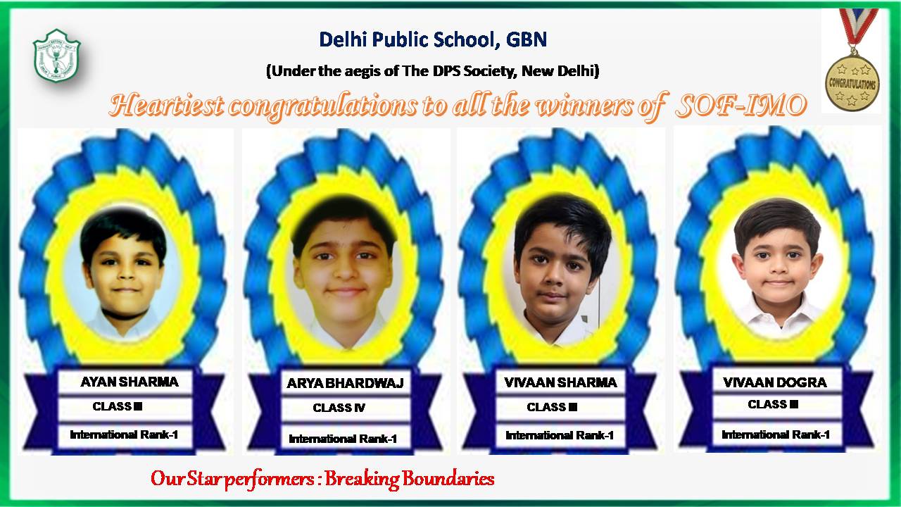 Declaration of Result of SOF International Mathematics Olympiad (IMO)