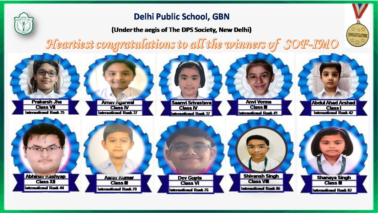 Declaration of Result of SOF International Mathematics Olympiad (IMO)