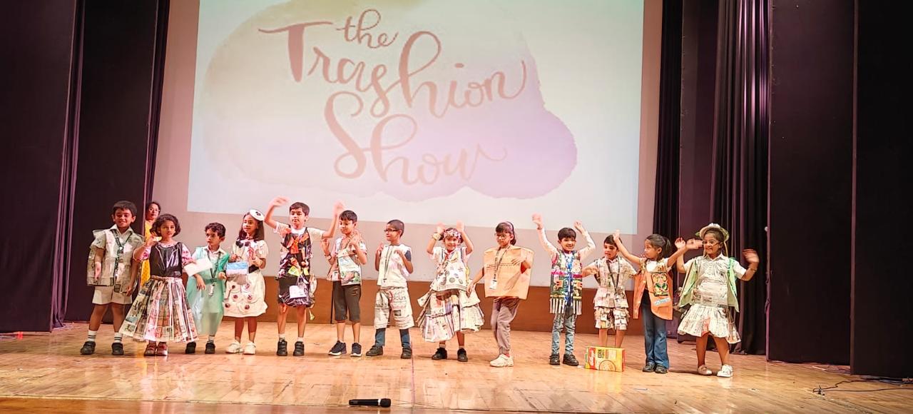 Trashion- (Fashion+ Trash show)