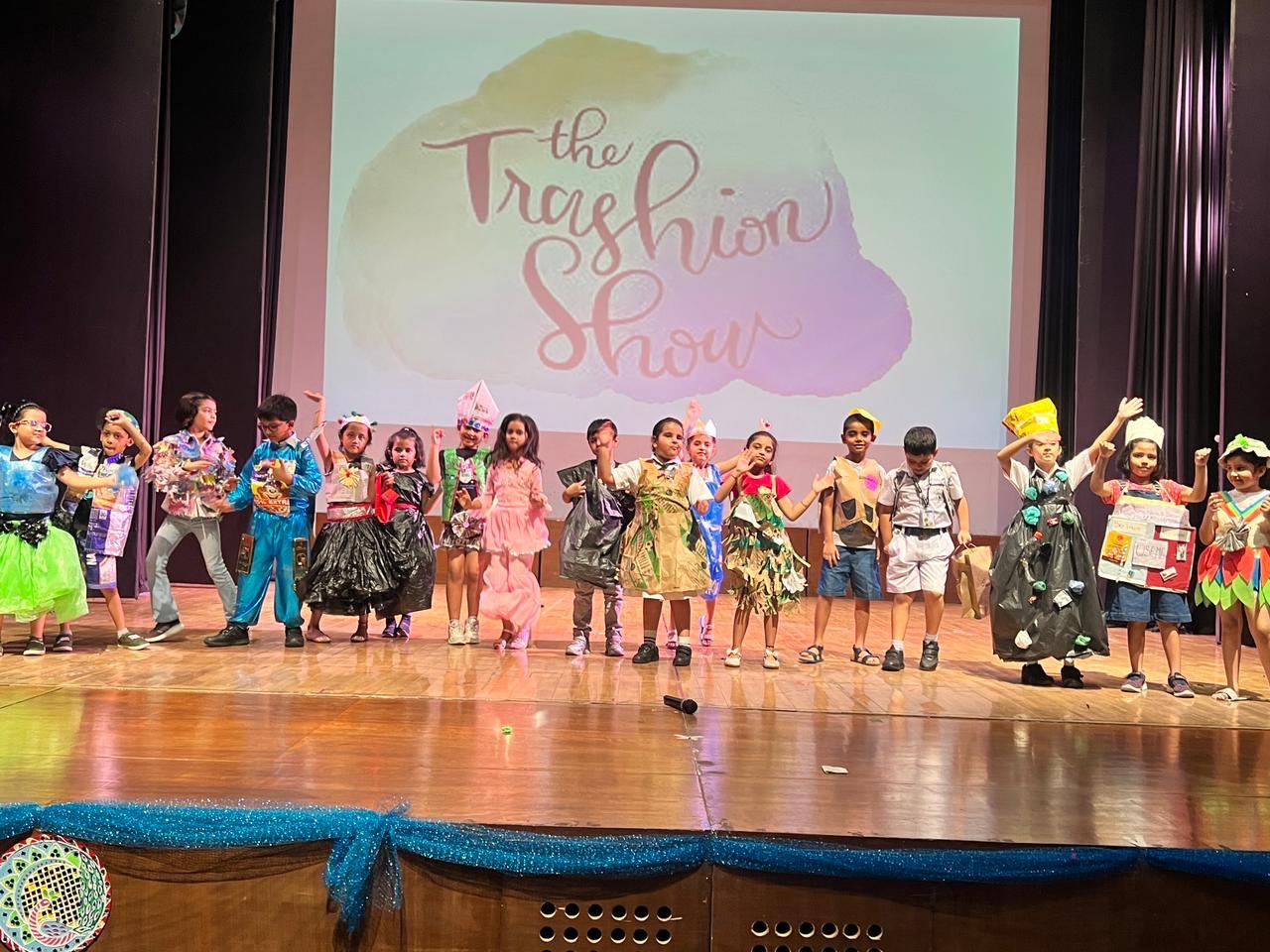 Trashion- (Fashion+ Trash show)